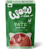 Produktbild von WOW CAT Katzenfutter Adult Huhn Pur Paté Getreidefrei 12 x 125 g - 12 x 125 g