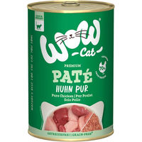 Produktbild von WOW CAT Katzenfutter Adult Huhn Pur Paté getreidefrei Monoprotein 6x400g - 6 x 400 g