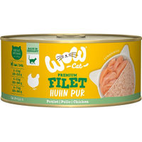 Produktbild von WOW CAT Katzenfutter Adult Hühnerfilet mit hohem Fleischanteil 12x70g - 12 x 70 g