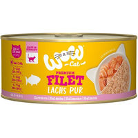 Produktbild von WOW CAT Katzenfutter Adult Lachsfilet Monoprotein 12 x 70 g - 12 x 70 g