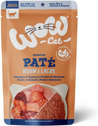 WOW CAT Katzenfutter Adult Pastete Huhn & Lachs getreidefrei 12 x 125 g - 12 x 125 g – Bild 1 von 6