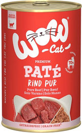 Produktbild von WOW CAT Katzenfutter Adult Rind Monoprotein getreidefrei und glutenfrei 6x400g