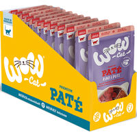 Produktbild von WOW CAT Katzenfutter Adult Rind & Pute getreidefrei 12er Pack 125g
