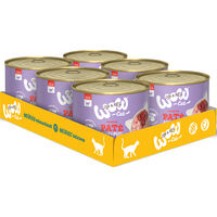 Produktbild von WOW CAT Katzenfutter Adult Rind & Pute Getreidefrei 6er Pack 1200g