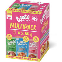 Produktbild von WOW Cat Katzenfutter Adult Stückchen in Sauce Multipack 6x85g - 6 x 85 g