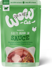 WOW CAT Katzenfutter Huhn in Sauce für Adult 8x85g – Bild 1 von 1