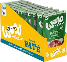 Produktbild von WOW CAT Katzenfutter Huhn Pur Adult Getreidefrei 12er Pack 125g