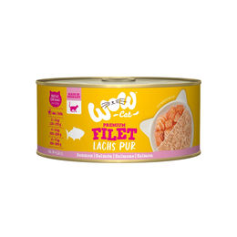 Produktbild von WOW CAT Katzenfutter Lachsfilet Monoprotein für erwachsene Katzen 12x70g