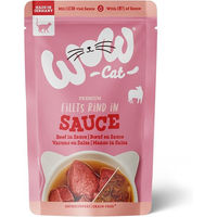 Produktbild von WOW CAT Katzenfutter Rind in Sauce für Adult 8x85g