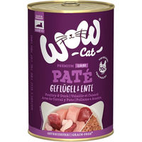 Produktbild von WOW CAT Katzenfutter Senior Geflügel und Ente getreidefrei und glutenfrei 6x400g
