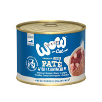 Produktbild von WOW CAT Katzenfutter Senior Wild und Kaninchen getreidefrei und glutenfrei 6x200g