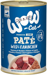 Produktbild von WOW CAT Katzenfutter Senior Wild und Kaninchen getreidefrei und glutenfrei 6x400g