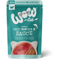 Produktbild von WOW CAT Katzenfutter Thunfisch Filets in Sauce getreidefrei 8x85 g