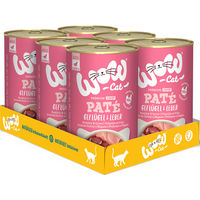 Produktbild von WOW CAT Kitten Nassfutter Geflügel 6er Pack 400g Getreidefrei