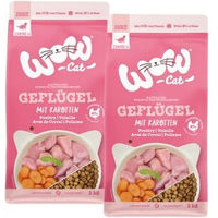 Produktbild von WOW CAT Kitten Trockenfutter Geflügel Junior getreidefrei mit hohem Fleischanteil 2x2 kg