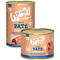 Produktbild von WOW Cat Nassfutter für erwachsene Katzen mit Huhn und Lachs 200 g