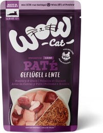 WOW Cat Senior Katzen Nassfutter Ente und Geflügel Monoprotein Paté 12x125 g - 12 x 125 g – Bild 1 von 2