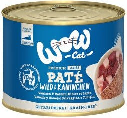 WOW Cat Senior Katzenfutter Pastete Wild und Kaninchen mit hohem Fleischanteil 6x200 g - 6 x 200 g – Bild 1 von 2