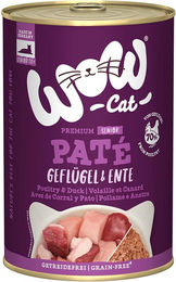 WOW CAT Senior Katzenfutter Paté Geflügel & Ente getreidefrei 6x400g - 6 x 400 g – Bild 1 von 5