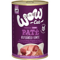 Produktbild von WOW CAT Senior Katzenfutter Paté Geflügel & Ente getreidefrei 6x400g - 6 x 400 g