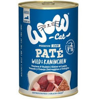Produktbild von WOW Cat Senior Katzenfutter Paté Wild und Kaninchen ohne Konservierungsstoffe 6x400 g - 6 x 400 g
