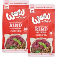 Produktbild von WOW CAT Trockenfutter für erwachsene Katzen Rind getreidefrei 2x2 kg - 2 x 2 kg