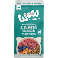 Produktbild von WOW CAT Trockenfutter Senior Lamm Getreidefrei 8 x 325g
