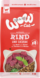 WOW CAT Trockennahrung für erwachsene Katzen mit Rind getreidefrei 8kg (4x 2kg) – Bild 1 von 1