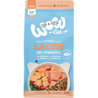 Produktbild von WOW CAT Trockennahrung für Katzen Adult Lachs Getreidefrei 8kg (4x 2kg)