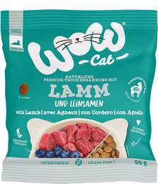 Produktbild von WOW CAT Trockennahrung für Katzen Senior Lamm getreidefrei 50g