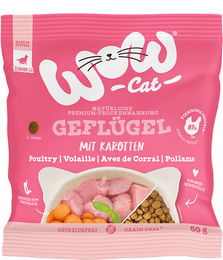 Produktbild von WOW CAT Trockennahrung Junior Kitten Geflügel getreidefrei 50g