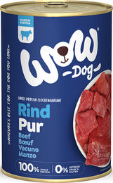 Wow Dog Adult Hund Nassfutter Rind Pur Monoprotein Getreidefrei 6 x 400g - 6 x 400 g – Bild 1 von 5