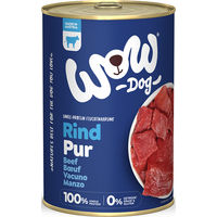 Produktbild von Wow Dog Adult Hund Nassfutter Rind Pur Monoprotein Getreidefrei 6 x 400g - 6 x 400 g