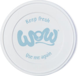 Produktbild von WOW Dog Dosendeckel aus Silikon für Hundefutter in Weiß für alle Größen
