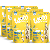 Produktbild von WOW Dog Hasenohren Naturkauartikel für Hunde Monoprotein Getreidefrei 6x120g
