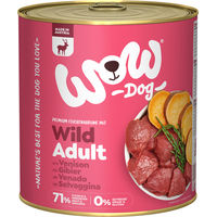 Produktbild von Wow Dog Hund Nassfutter Adult Wild Getreidefrei 6 x 800 g - 6 x 800 g