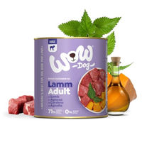 Produktbild von WOW Dog Hund Nassfutter Lamm Rind Huhn Getreidefrei und Ohne Zucker 800 g 24er Pack