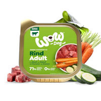 Produktbild von WOW Dog Hund Nassfutter Rind und Huhn getreidefrei 150 g 22er Pack