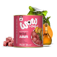 Produktbild von WOW Dog Hunde-Nassfutter Wild Huhn Rind Getreidefrei und Ohne Zucker 800 g 24er Pack
