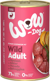 WOW Dog Hundefutter Adult Wild Dose 6 x 400 g getreidefrei mit hohem Fleischanteil - 6 x 400 g – Bild 1 von 5