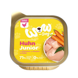 WOW Dog Hundefutter Huhn Junior 11x150g – Bild 1 von 2