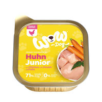 Produktbild von WOW Dog Hundefutter Huhn Junior 11x150g