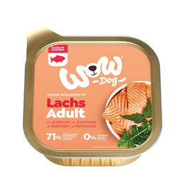 WOW Dog Hundefutter Lachs Adult 11x150g – Bild 1 von 2