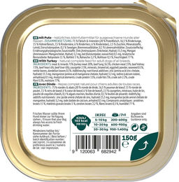 Wow Dog Hundefutter Nassfutter Adult Pute mit hohem Fleischanteil 11x150g - 11 x 150 g – Bild 1 von 5