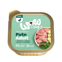 Produktbild von WOW Dog Hundefutter Pute Adult 11x150g