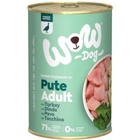 Produktbild von WOW Dog Hundefutter Pute Adult mit hohem Fleischanteil 6x400g