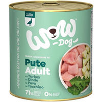 Produktbild von WOW Dog Hundefutter Pute Adult mit hohem Fleischanteil 6x800g