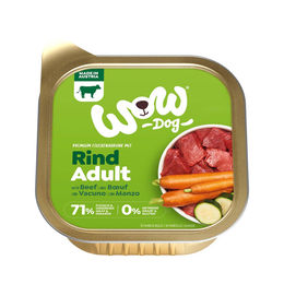 WOW Dog Hundefutter Rind Adult 11x150g – Bild 1 von 2