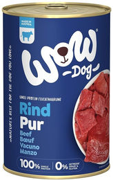 Produktbild von WOW Dog Hundefutter Rind Monoprotein 6x400g