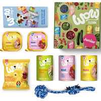 Produktbild von WOW DOG Hundefutter Testbox für Welpen mit getreidefreiem Nassfutter, Trockenfutter und Spielzeug